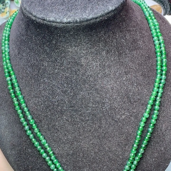 翡翠未镶嵌颈饰天然A货398