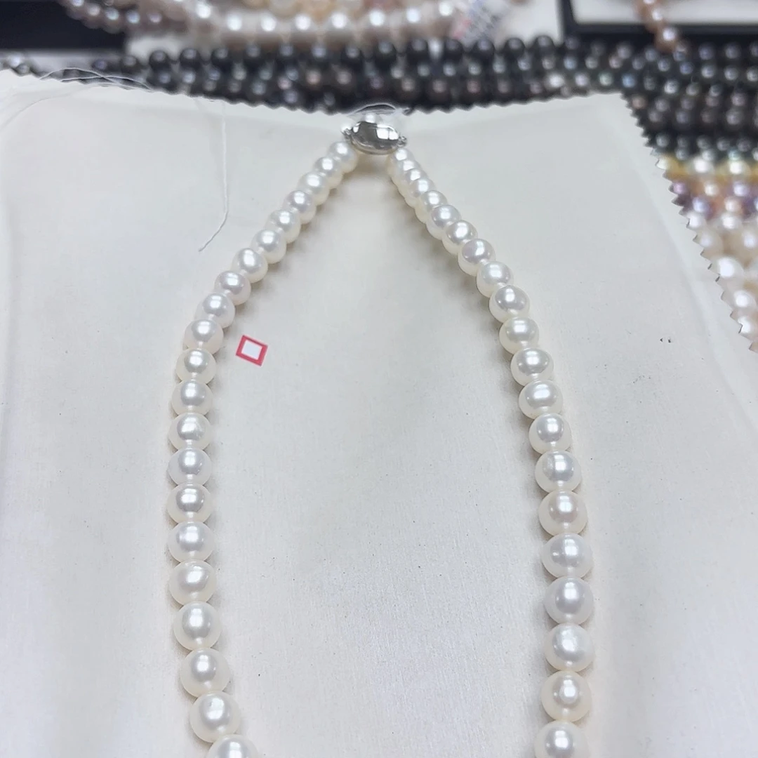 淡水珍珠未镶嵌颈饰7-9无核