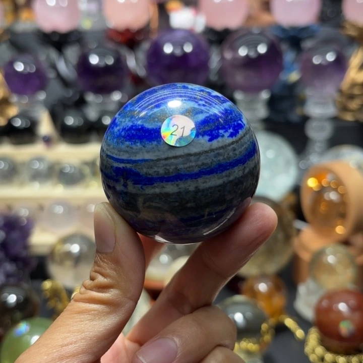 水晶珠宝半成品未镶嵌5.3公分漏