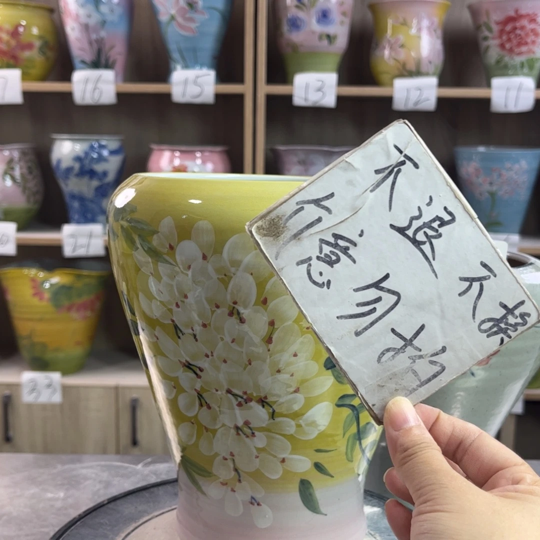 景德镇陶瓷花盆花盆