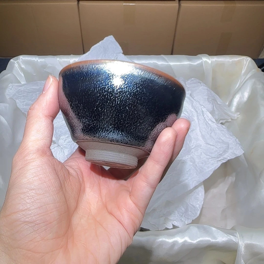 茶盏微瑕建盏，介意勿拍