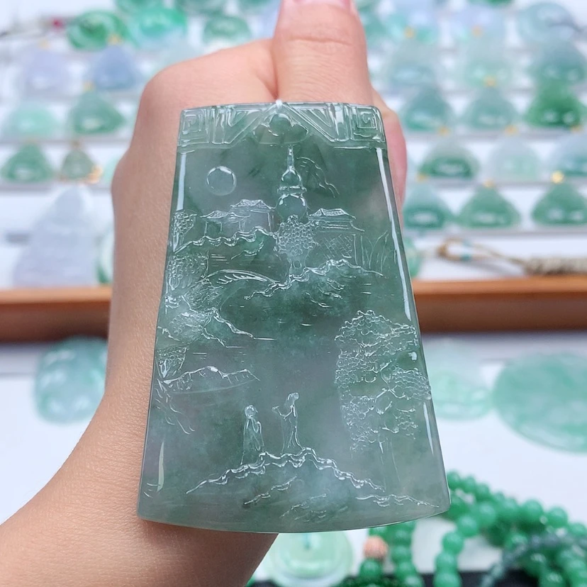 【闪购商品】翡翠吊坠(不含链)未镶嵌