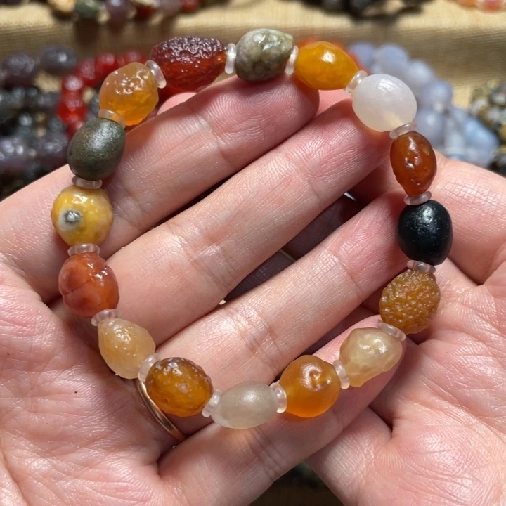 玛瑙/玉髓合金手链