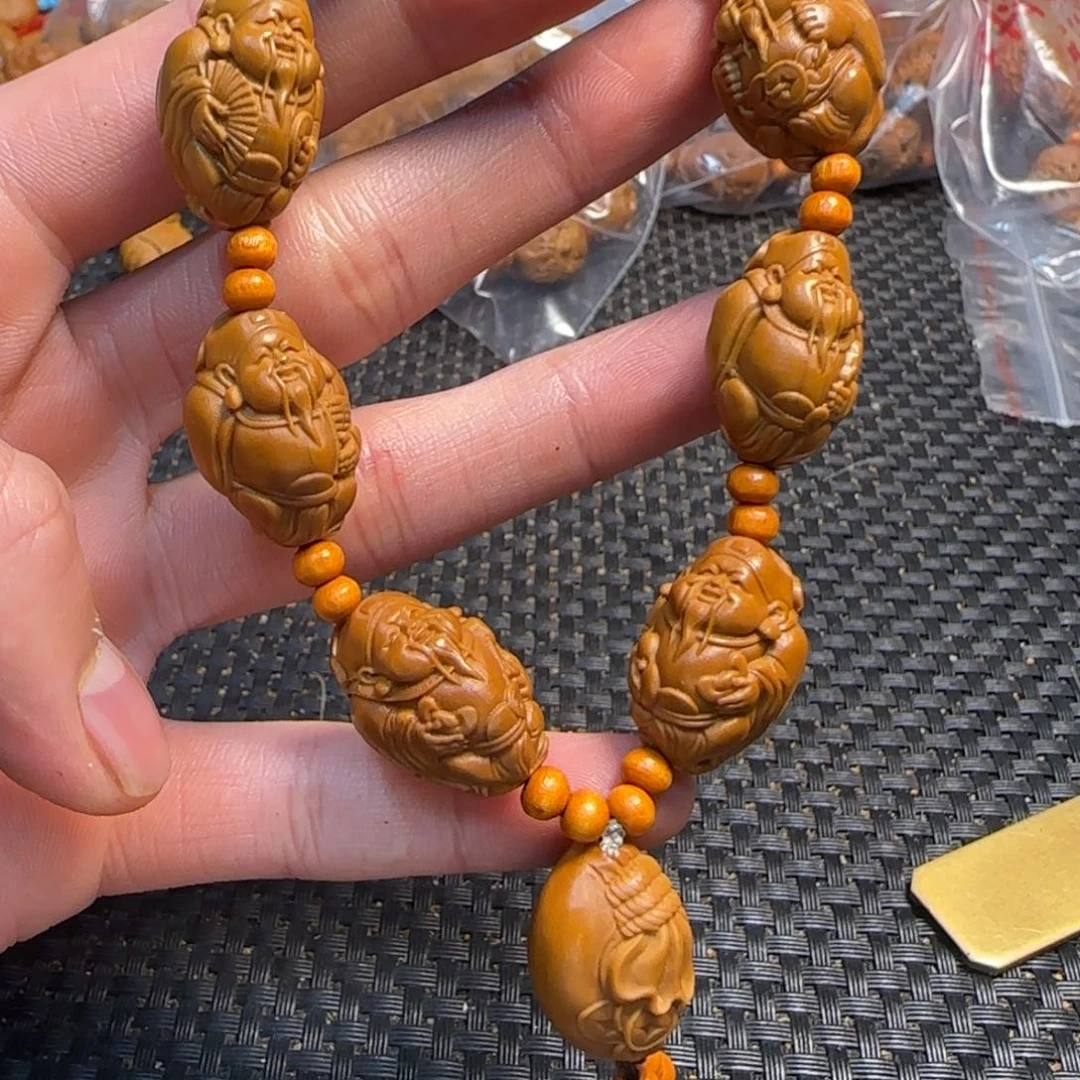 橄榄核手串/手链胡子财神