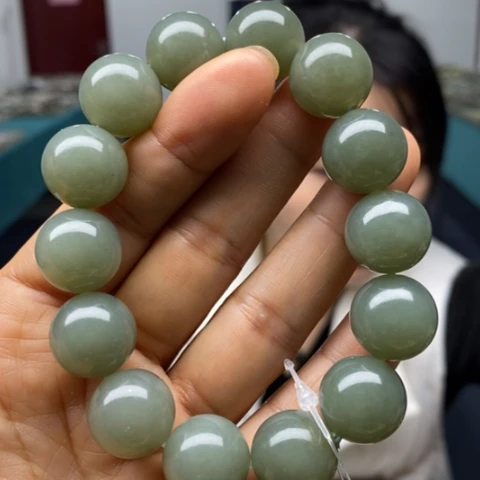 和田玉未镶嵌手链116