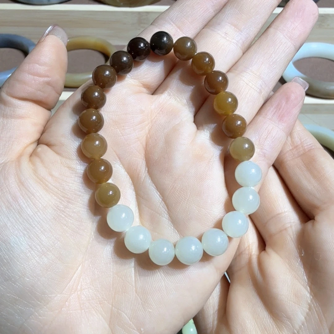 未镶嵌手链和田玉（糖玉）