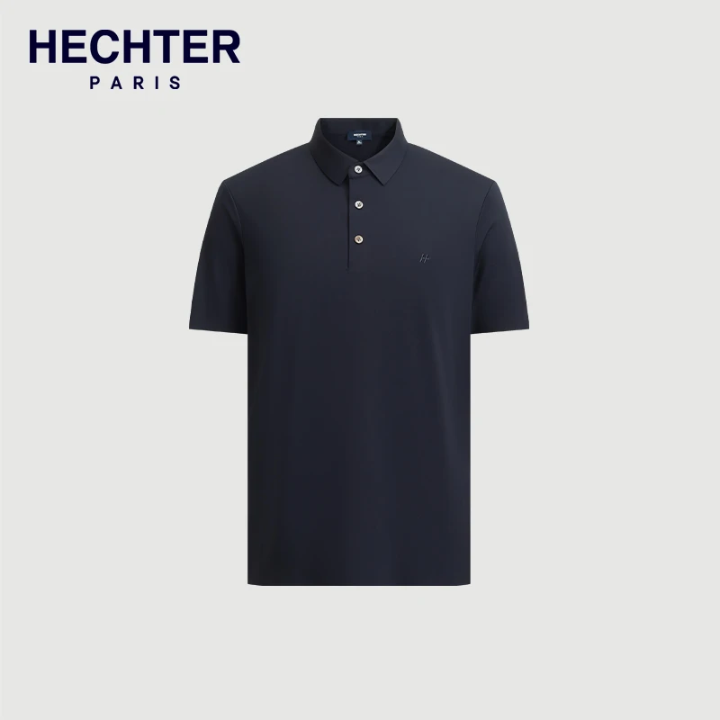 Daniel Hechter男士春夏舒适凉感季桑蚕丝POLO衫TT52327