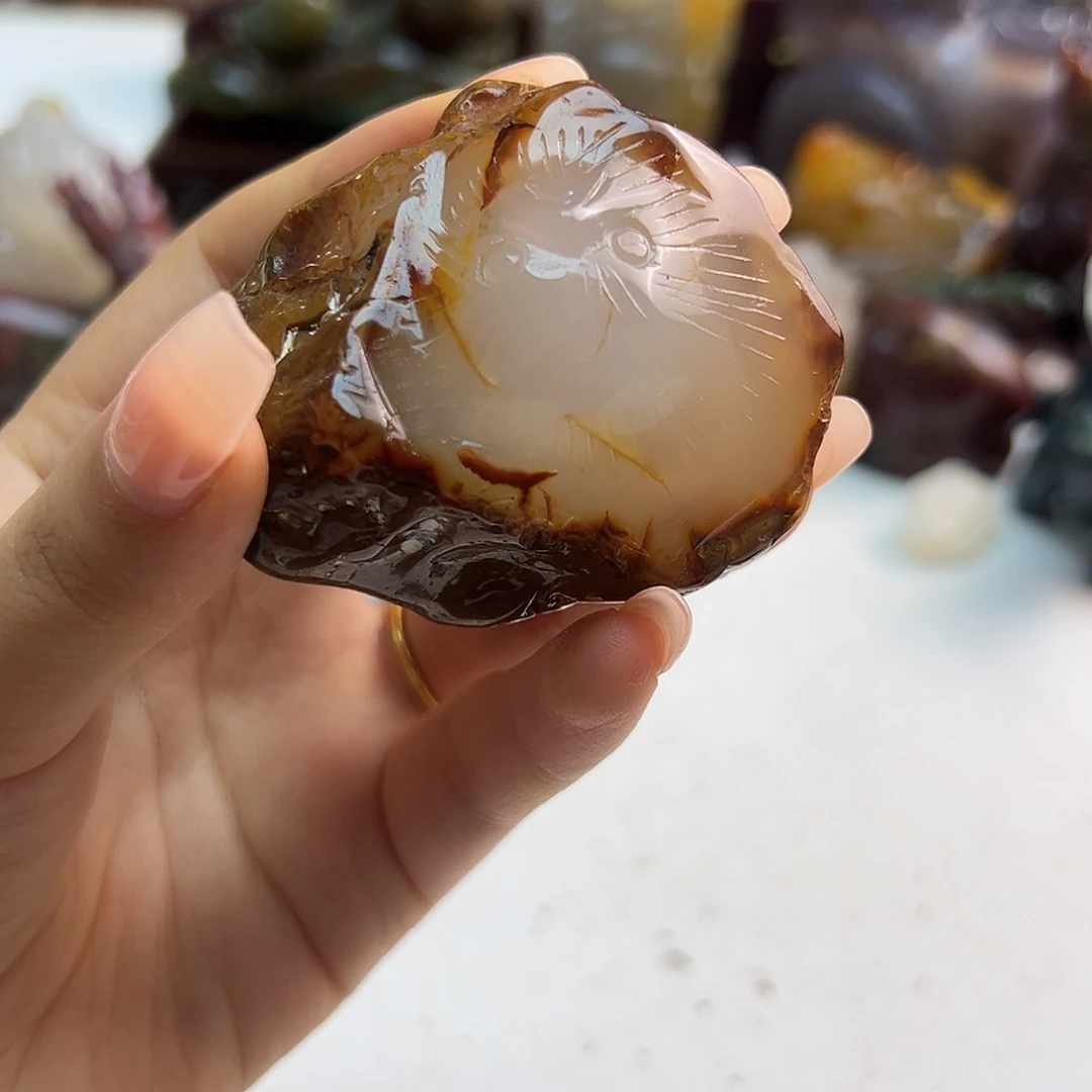 玛瑙/玉髓未镶嵌项链