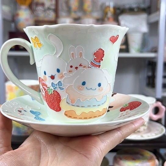 手绘高温釉下彩陶瓷