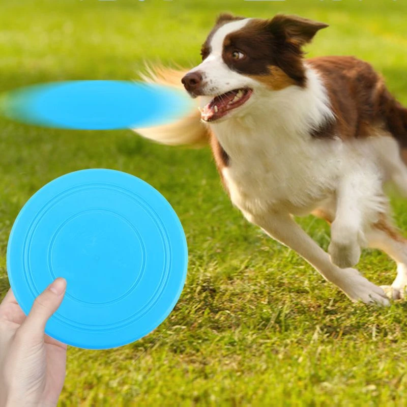 【新疆可售】狗狗飞盘狗专用飞盘宠物玩具硅胶耐咬小狗飞盘训练运