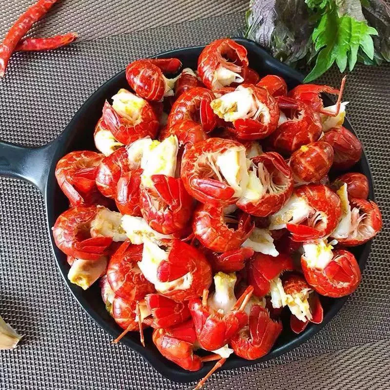 【大龙虾尾冷冻海鲜生鲜小龙虾大号特级大虾尾虾球鲜冻京东顺丰