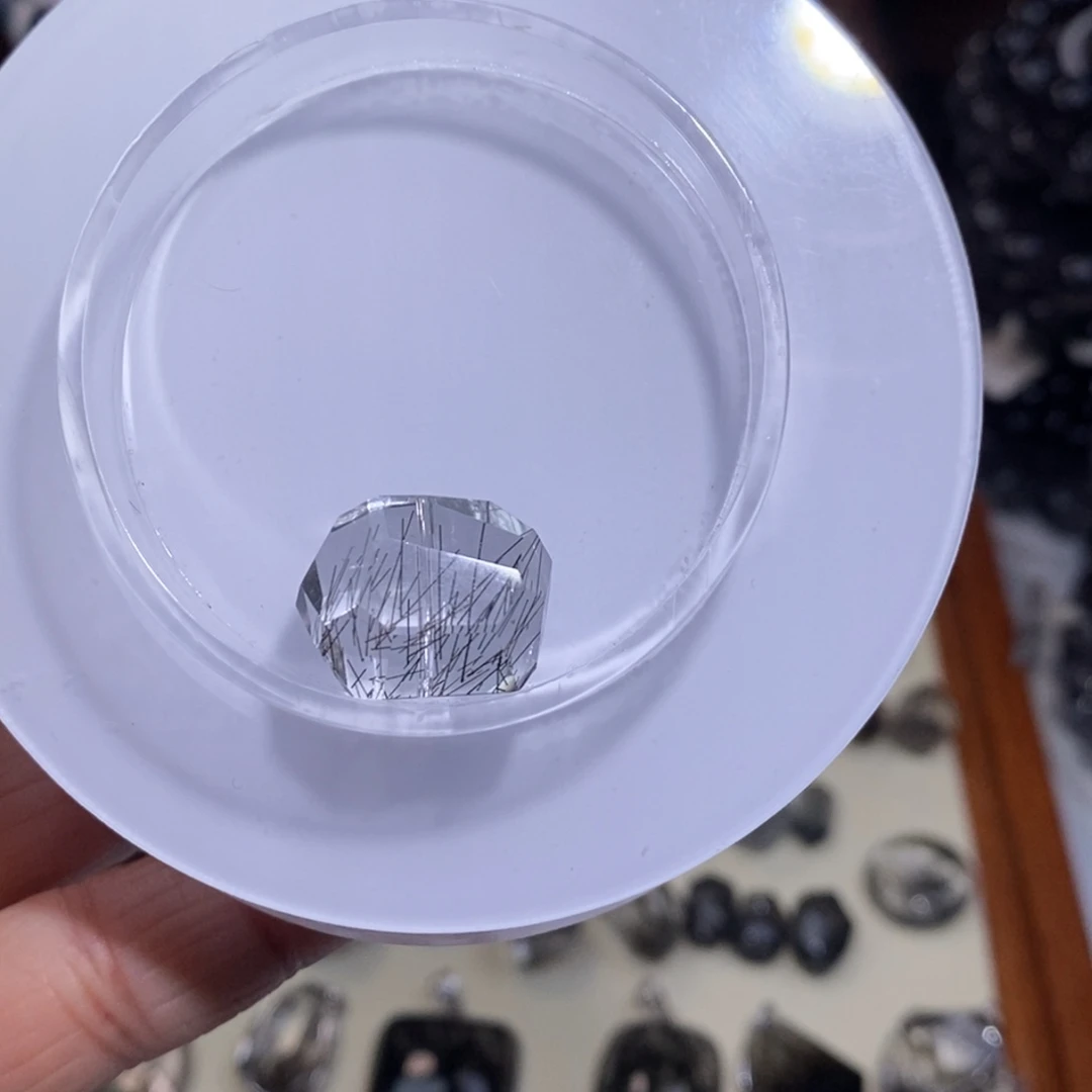 未镶嵌手链水晶黑发晶全净体随型17×14×13