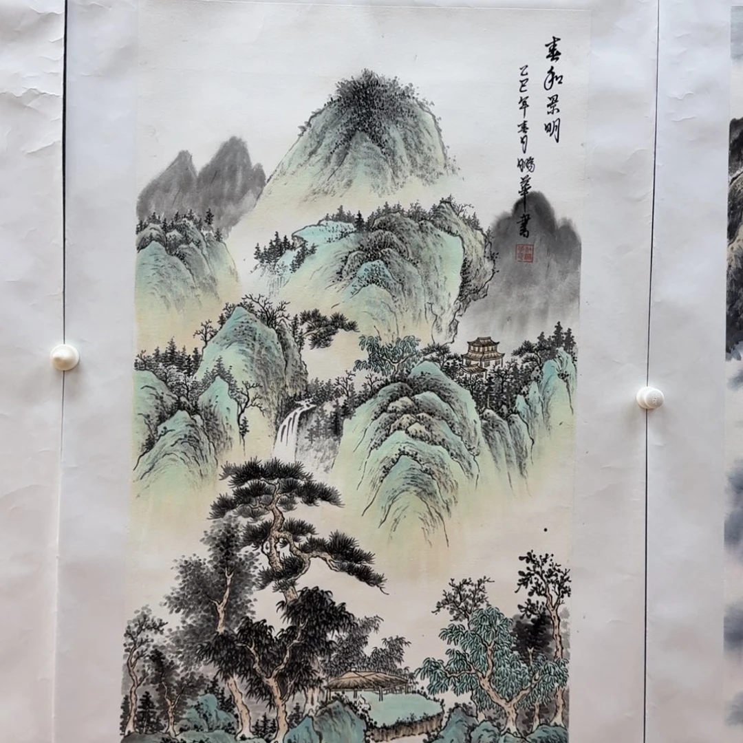 国画杜老师三尺作品