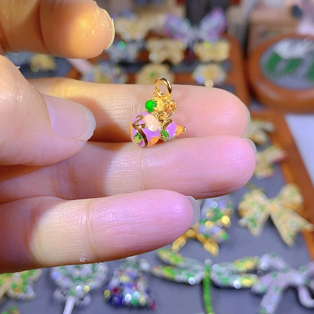 颈饰银S925镶嵌翡翠