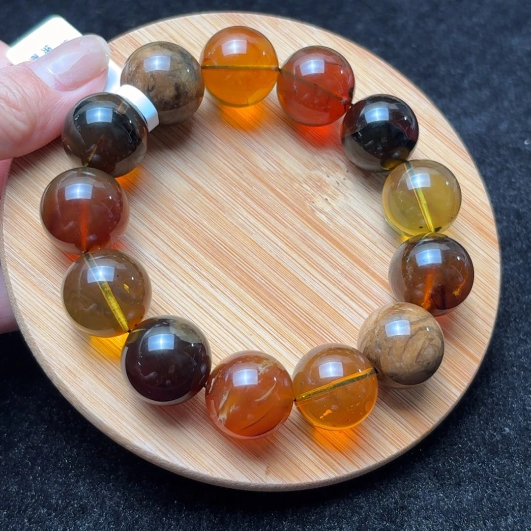琥珀未镶嵌珠宝奇石16.5+mm多宝