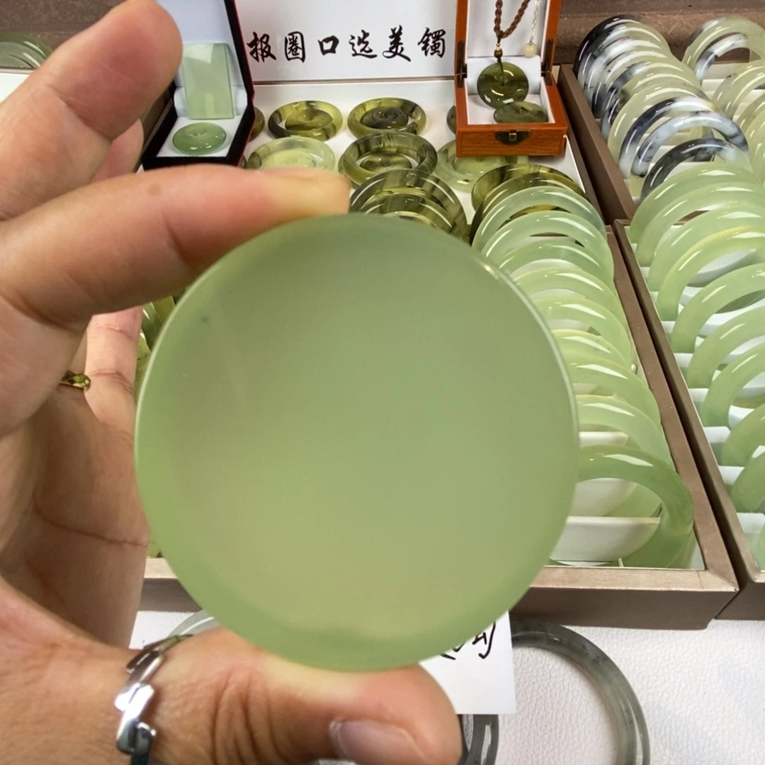 未镶嵌蛇纹石玉手把