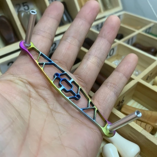 水滴轮轻量化钛合金摇臂78mm长水滴轮改装路亚配件渔轮