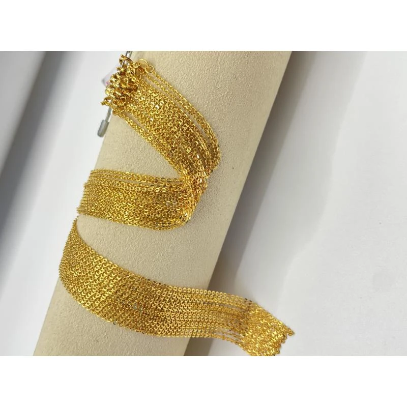 时尚百搭项链项圈 固定款闪O链项链