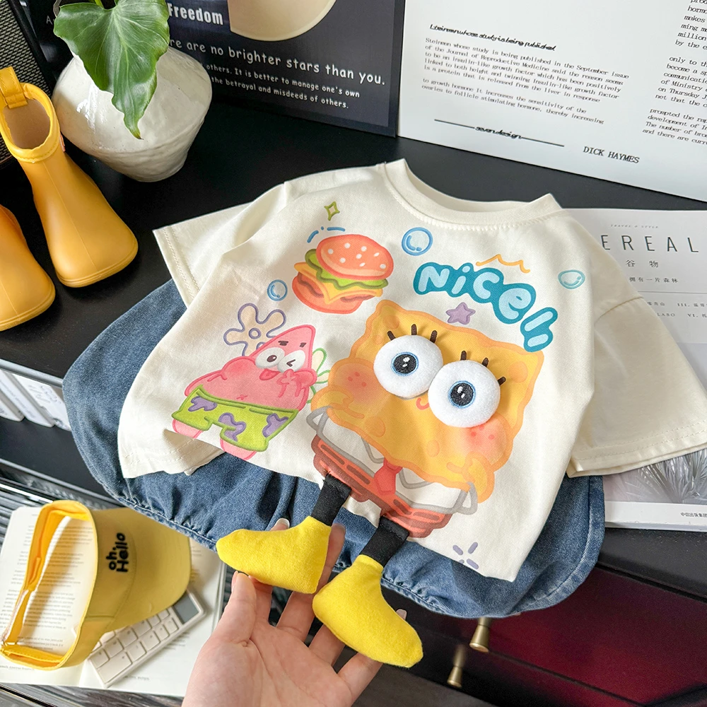 【立体玩偶】儿童短袖T恤男女童夏季薄款半袖宝宝立体可爱玩偶上衣