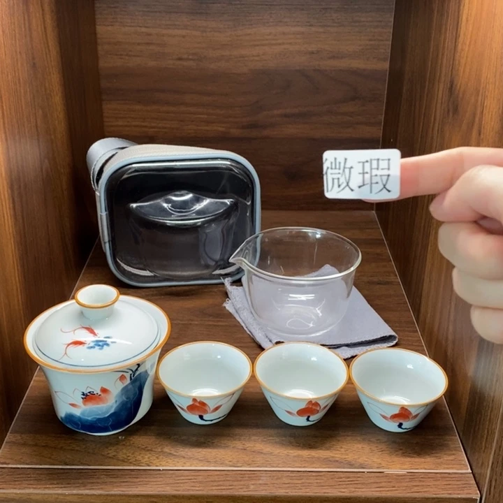 釉下老陶泥手工绘制