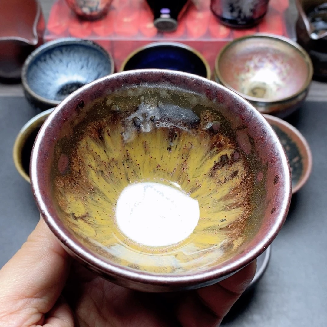 茶盏龙窑柴烧建盏主人杯