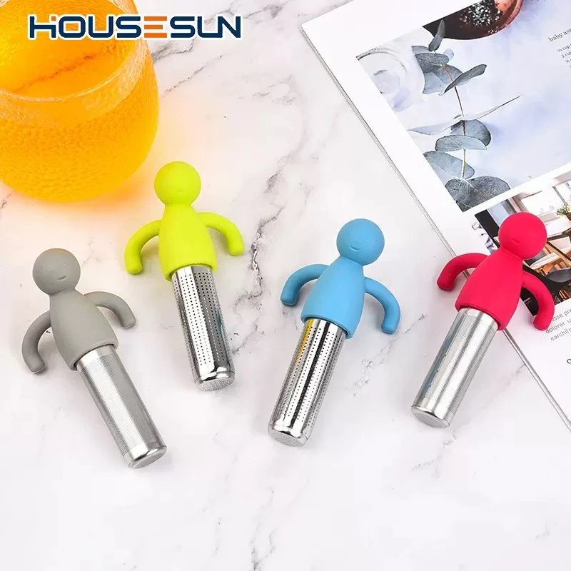 新款人形茶叶过滤器简约 不锈钢茶漏 泡茶器茶叶过滤器创意茶漏