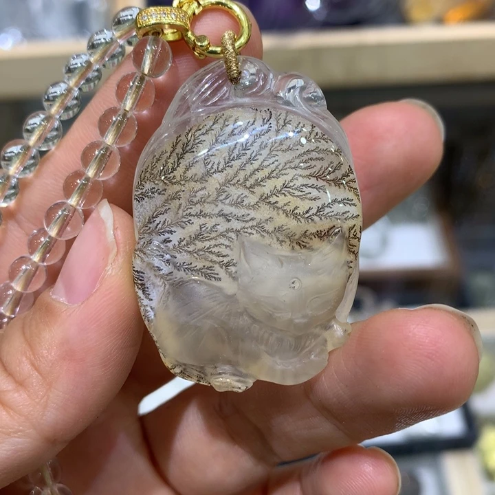 水晶颈饰未镶嵌天然