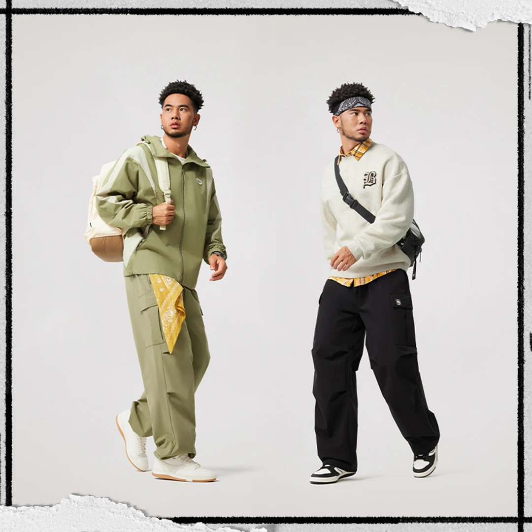 【2025新品】李宁反伍BADFIVE男子直筒休闲长裤AKXV027