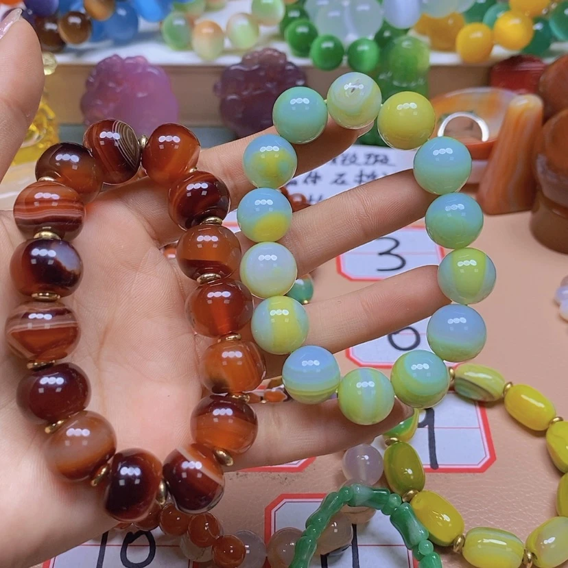 【闪购商品】玛瑙/玉髓颈饰未镶嵌木*啊