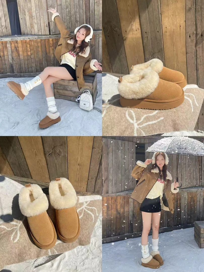 【001-030】编码下单新款塔姿勒冬季保暖防水台时尚雪地靴雪地靴2