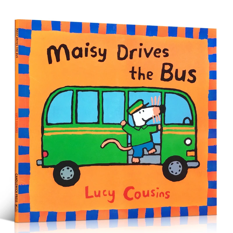 进口原版 Maisy Drives the Bus 小鼠波波乘公交新华书店正版H