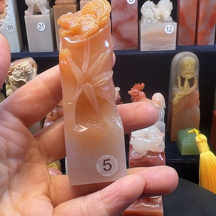 寿山石印石寿山石手工雕刻