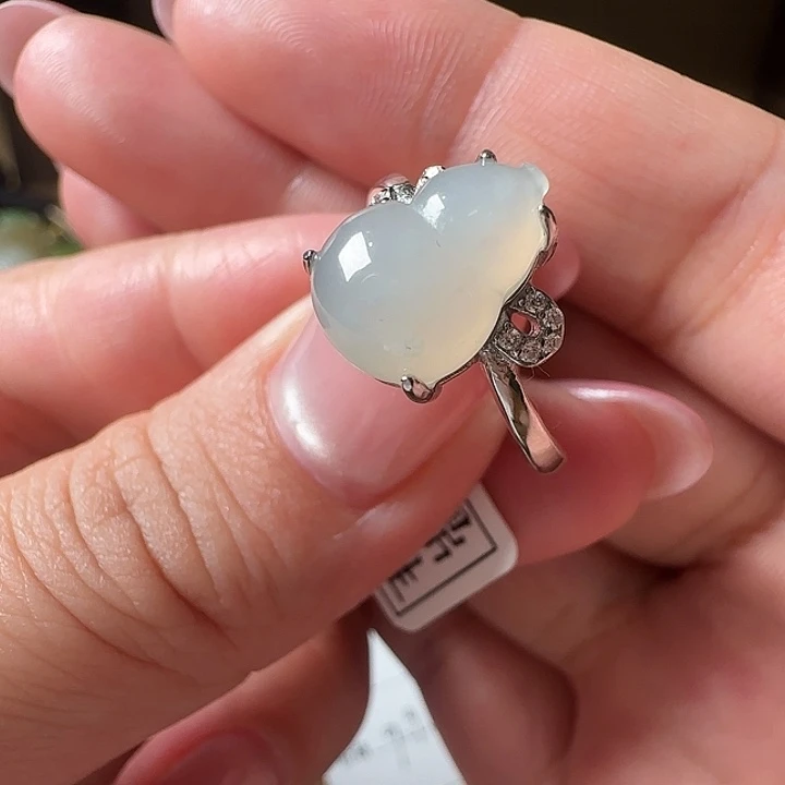 翡翠银S925镶嵌手镯翡翠120