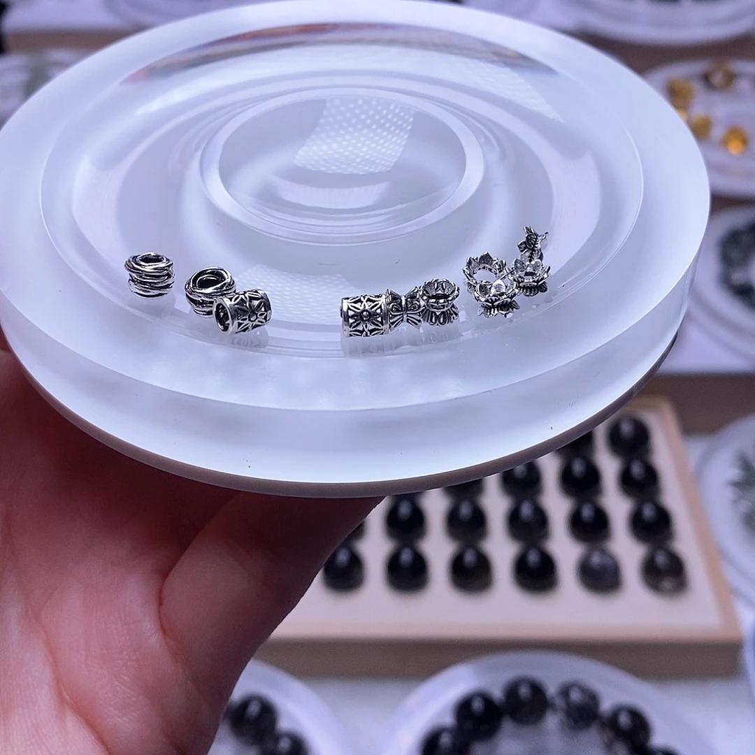 水晶天然水晶定制打孔不退不换未镶嵌