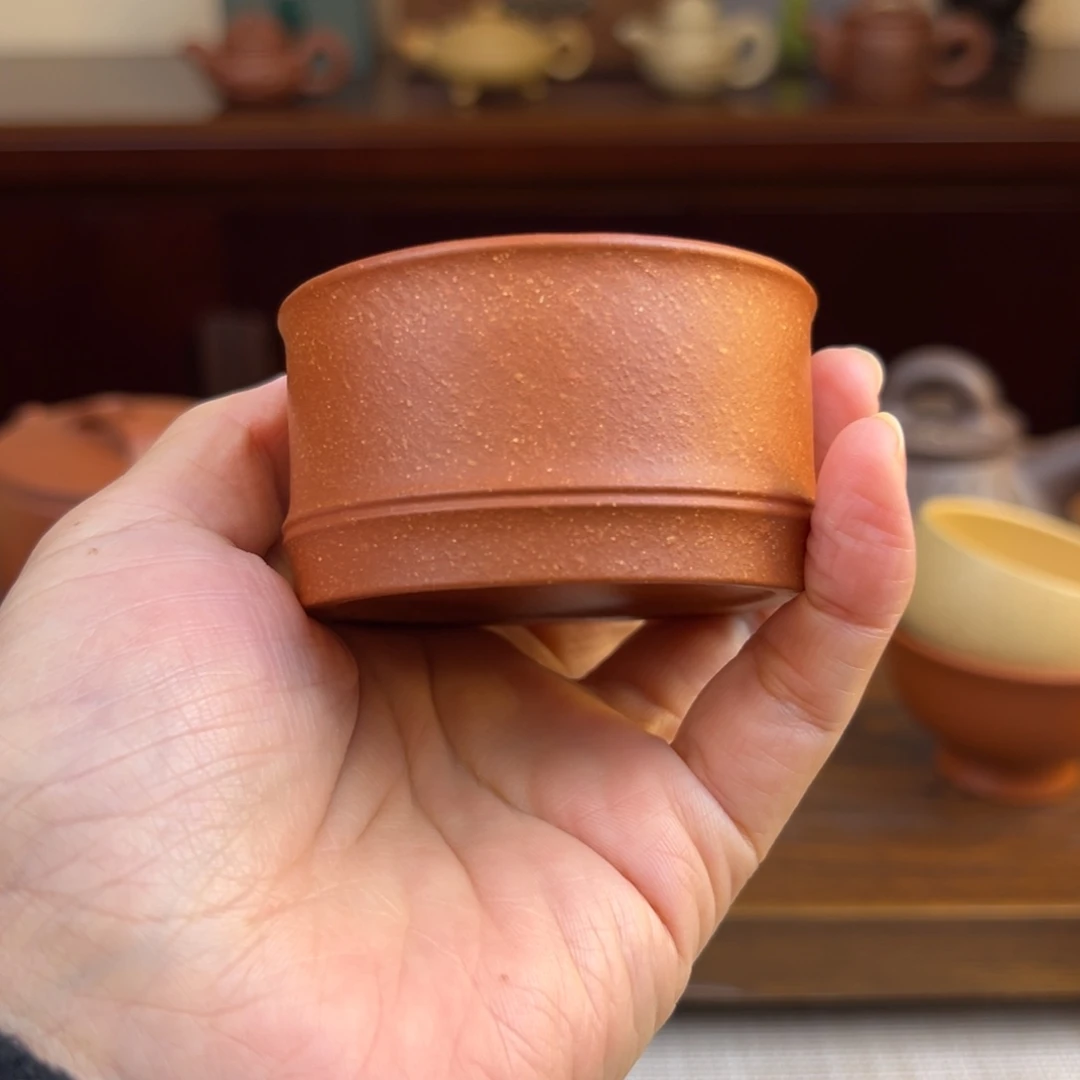 茶壶紫砂黄降坡杯子50cc