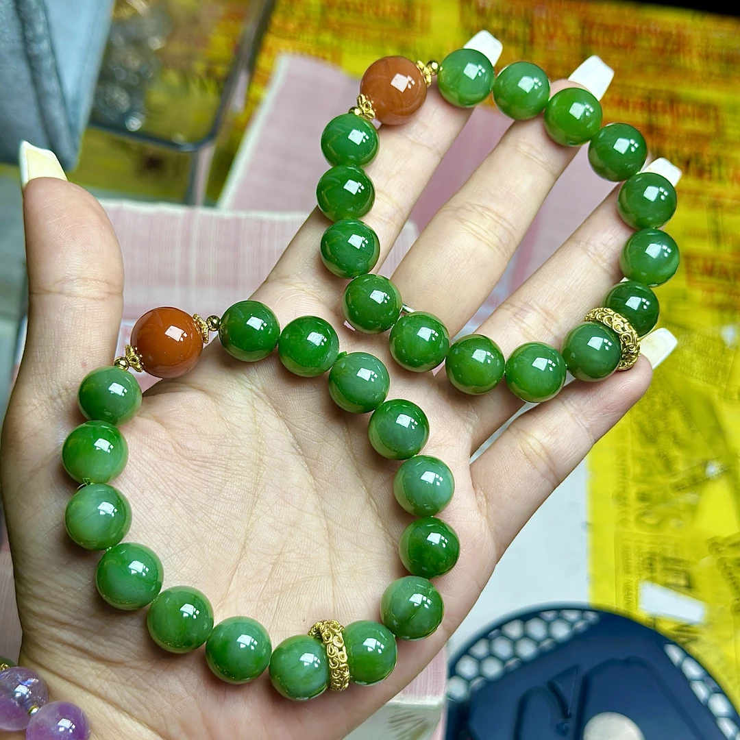 【GXS】碧玉DIY手串-约11mm（多样性发其一）