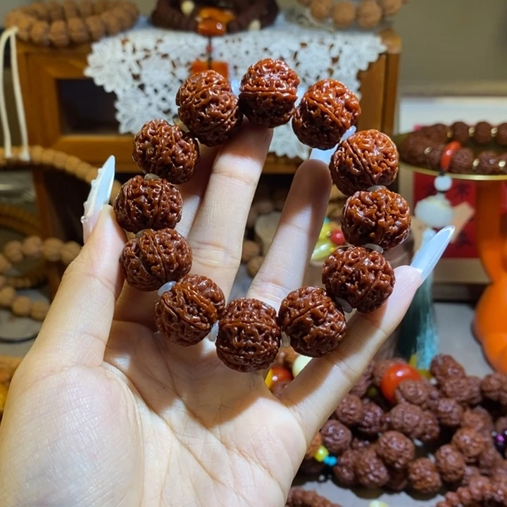 手串金刚菩提206玉华满肉一物