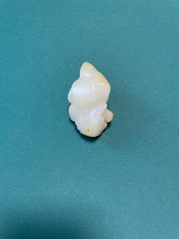 和田玉貔貅手把件