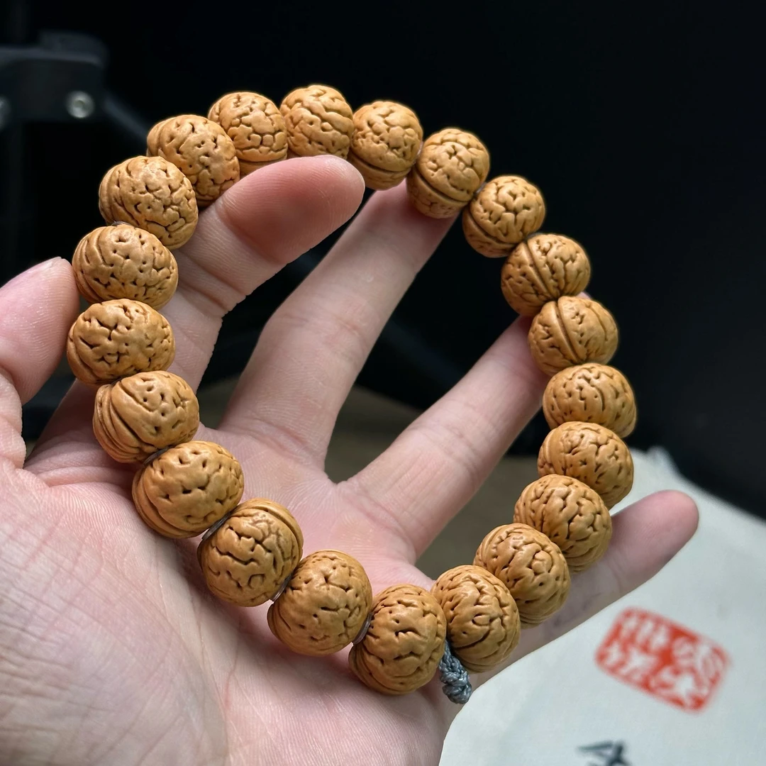 桃核珠串矮桩飞碟磨盘小苹果手持 18mm左右