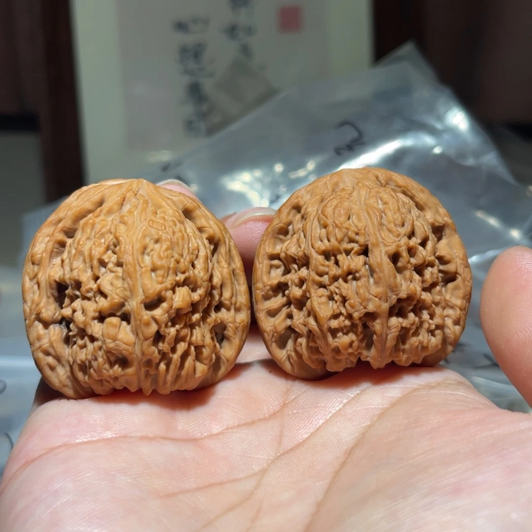 吉***车吊坠文玩核桃40涿鹿南疆石核桃