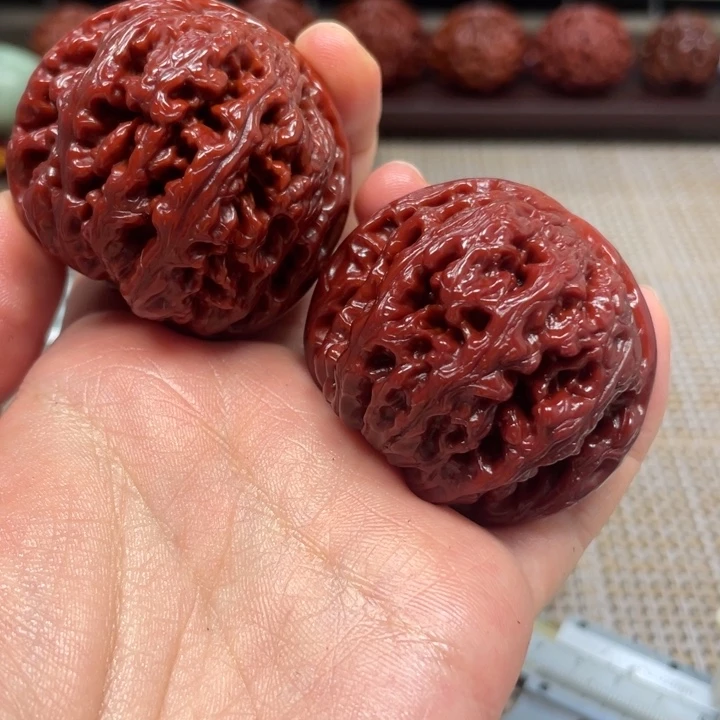 金****文玩核桃吊坠粗筋文玩核桃45