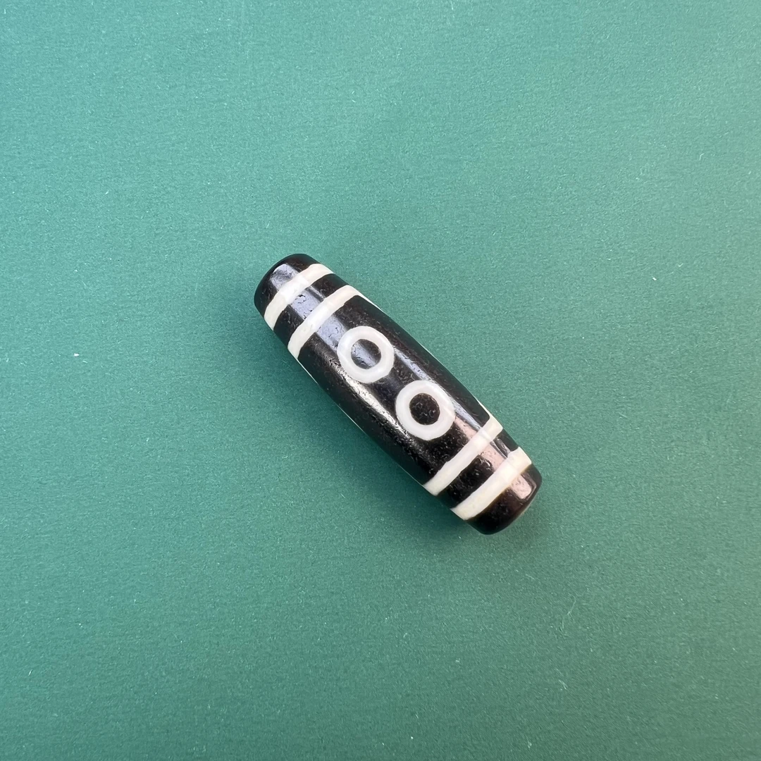 聚缘纯手工古法精品宝盖五眼珠子 满钙化韵味十足 40*12.2