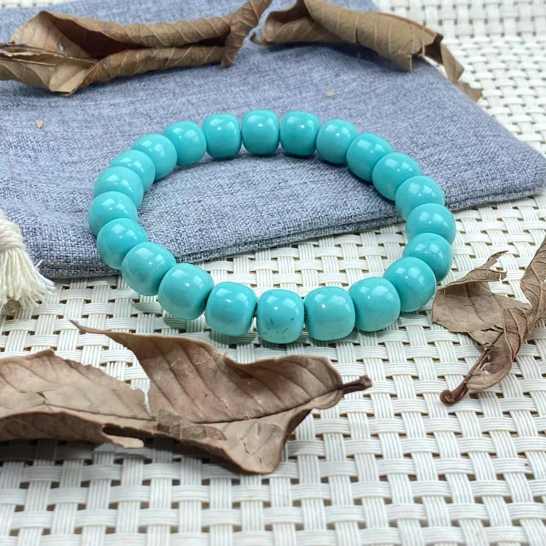 815号清新大气绿色老型珠10mm手链多样性发一件