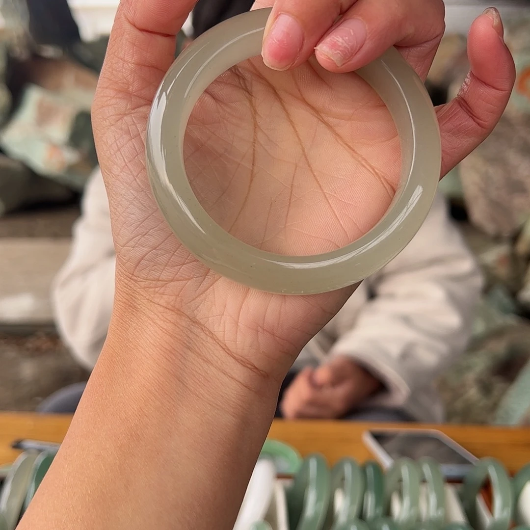 绿东陵冰晴水手镯