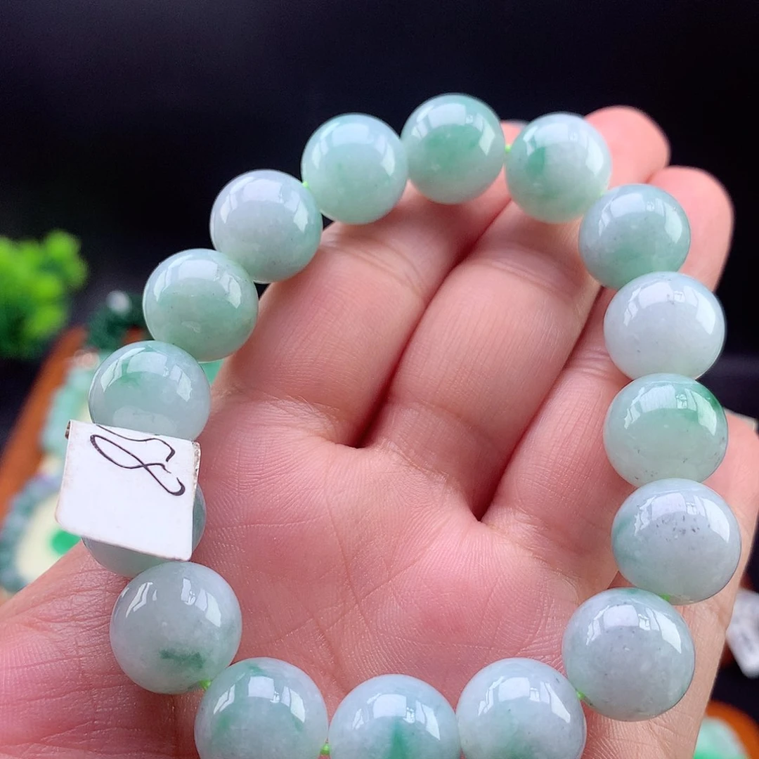 翡翠未镶嵌项链手串