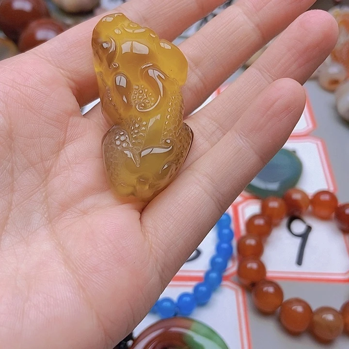 【闪购商品】未镶嵌玛瑙/玉髓珠宝半成品清**兰