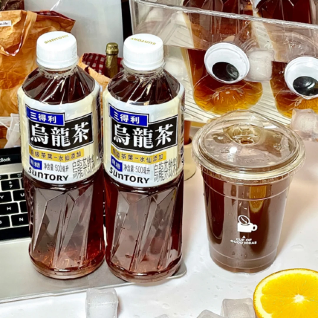 【2瓶】三得利无糖乌龙茶500ml