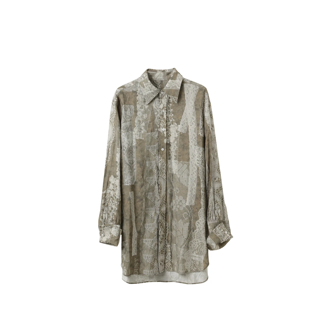 ICE DUST印花长袖衬衫ICE051H17DV