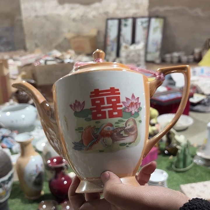 摆件，烧制问题都是正常的69号瑕疵品