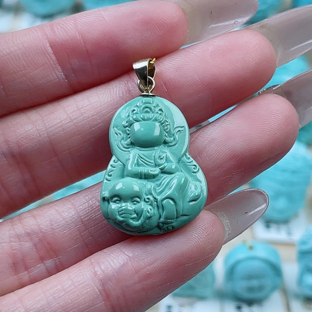 未镶嵌绿松石珠宝奇石